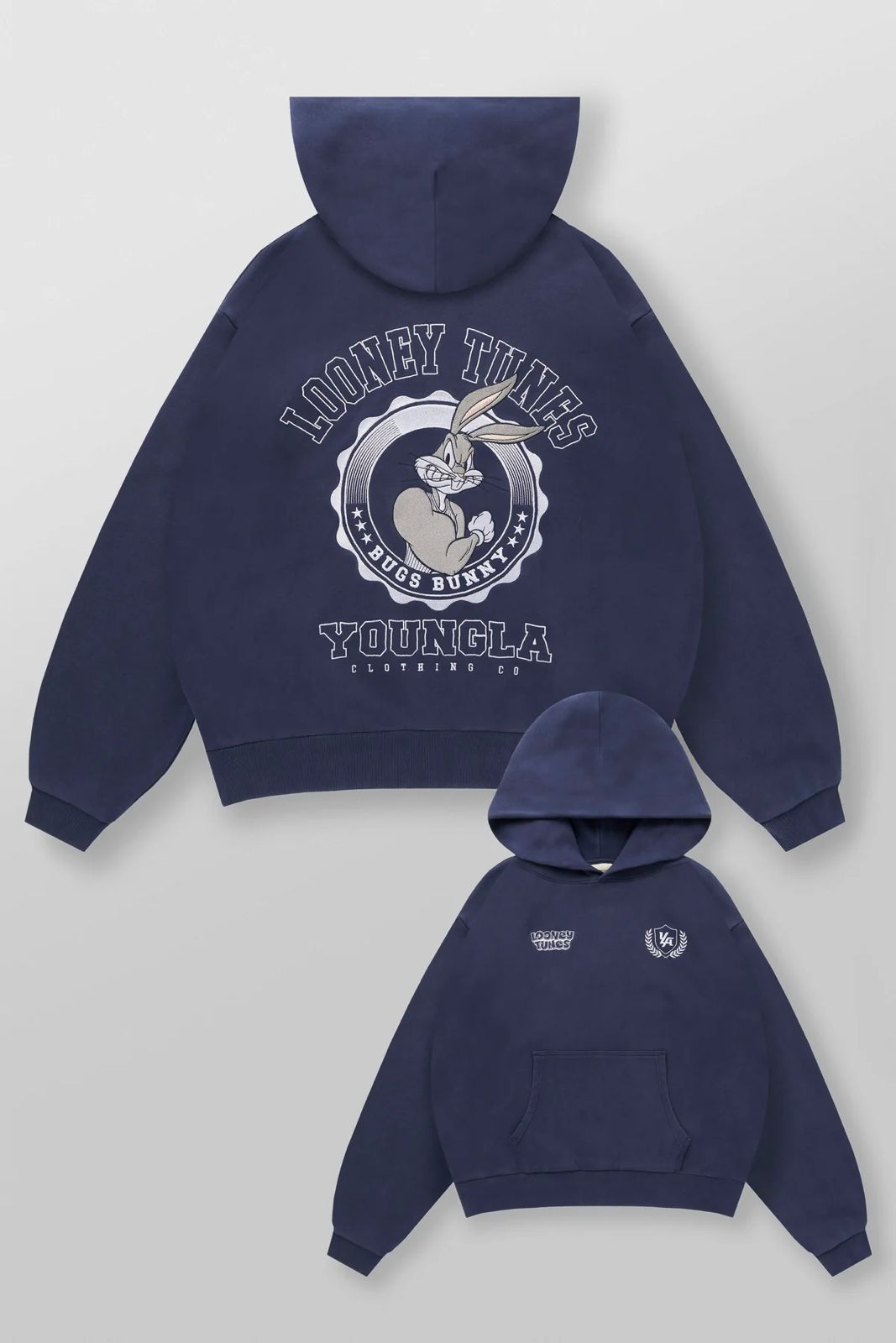 Looney Tunes Embroidered Hoodies | Pump Bunny |