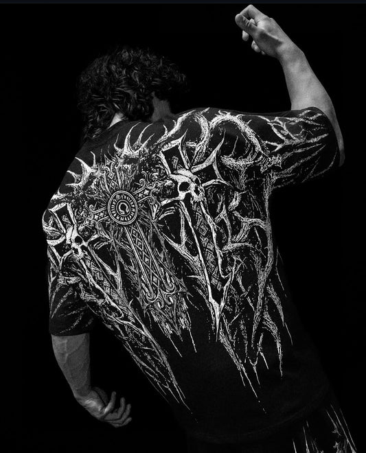 Heaven’s Gate Oversized T-shirt | Void Black |