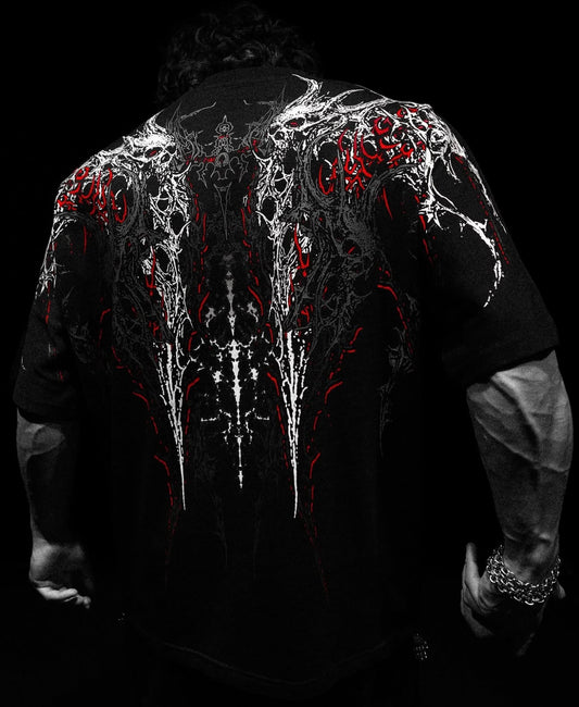 Heavenly Red Necromancer Oversized T-shirt