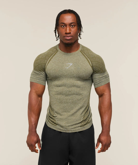 Devant Seamless T-Shirt Green