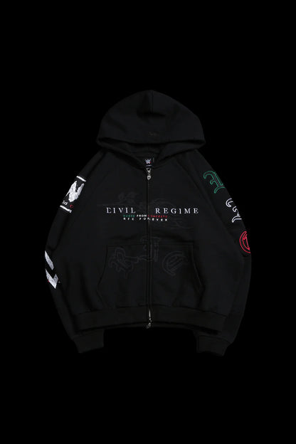 Black Rose RFC Destroy Hoodie