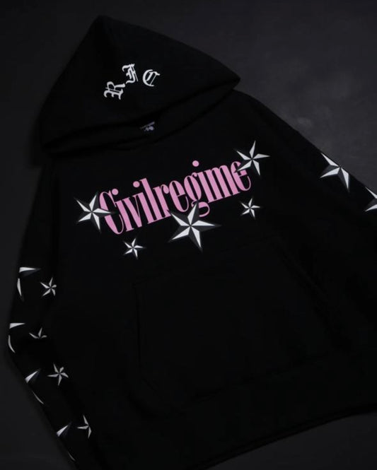 Spiral Forever Hoodie in Black