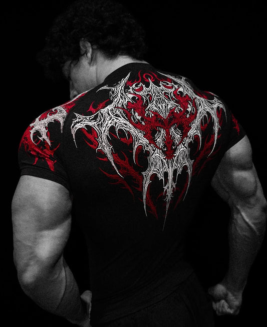 Infernal Short Sleeve Compression | Heavenly Red |