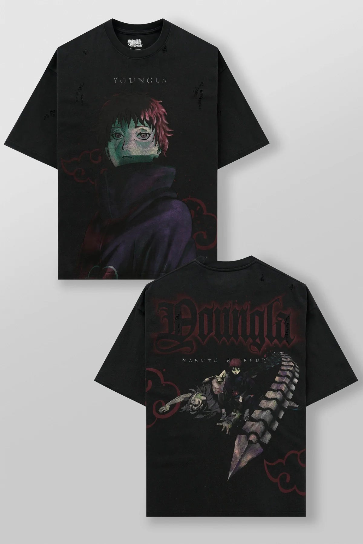 Naruto Distressed Tees | Sasori |