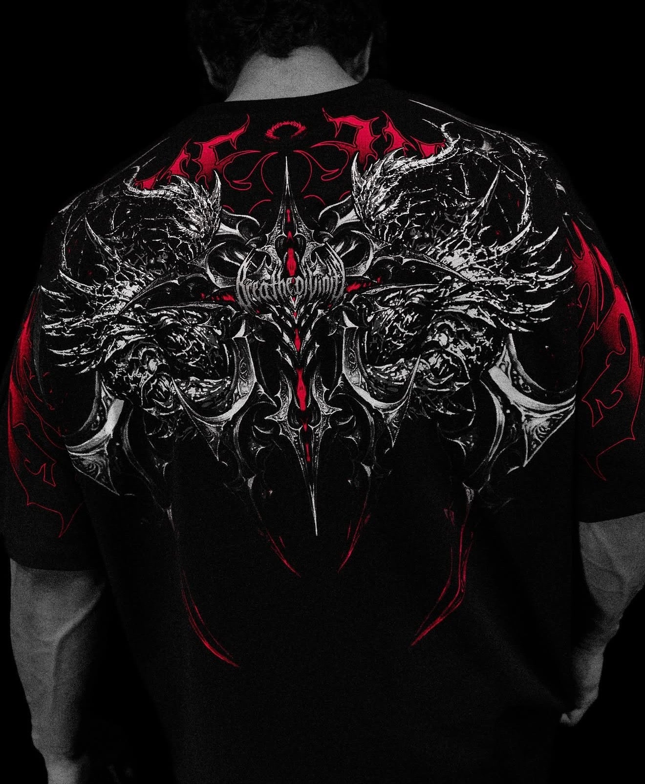 Shadow Monarch Oversized T-shirt [NIGHTMARE]