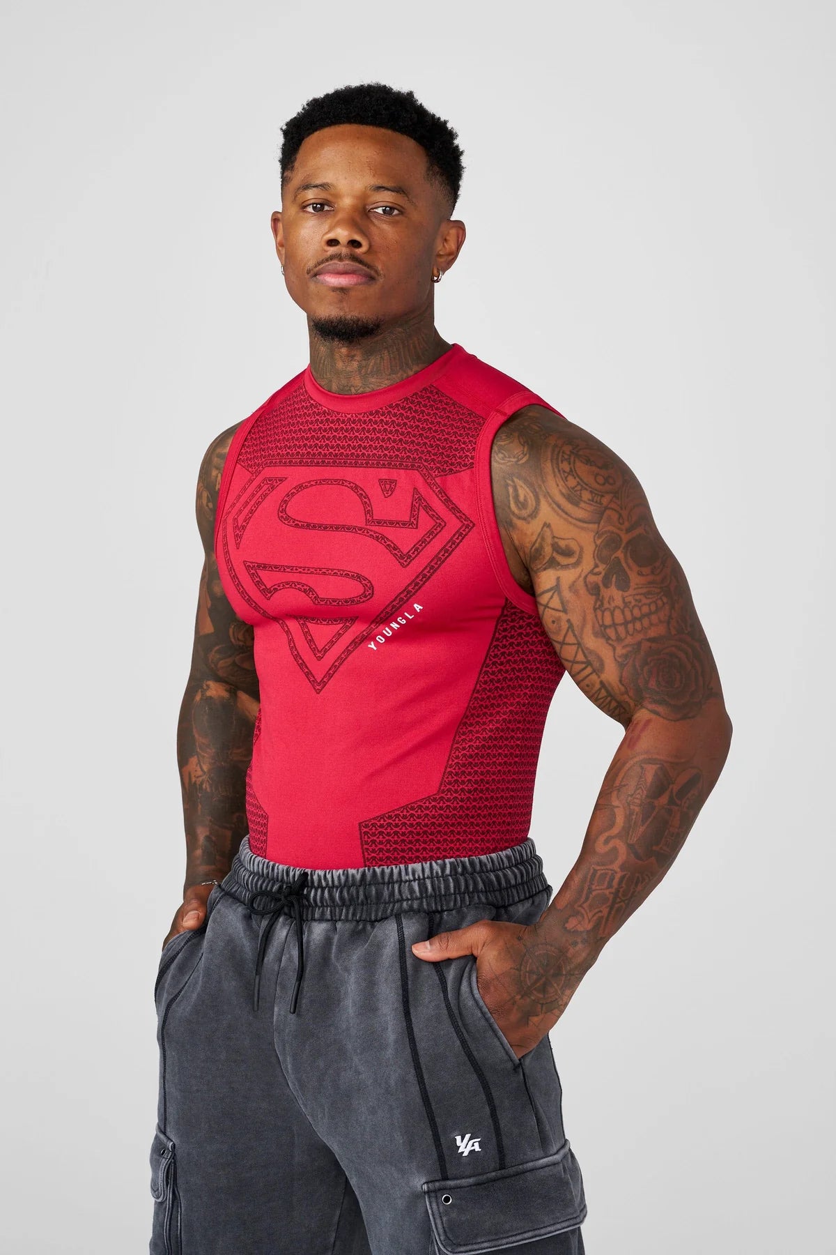 Superman Compression Tanks | Red |