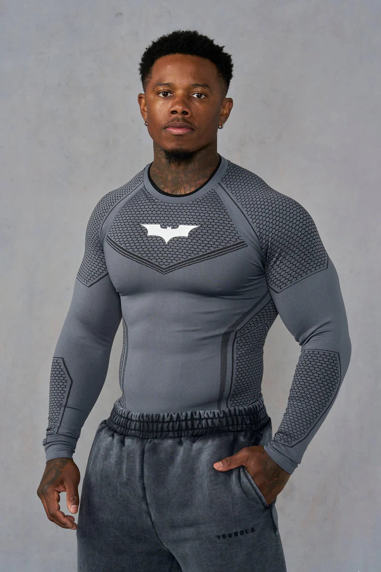 Batman Compression Longsleeves | Dark Grey |