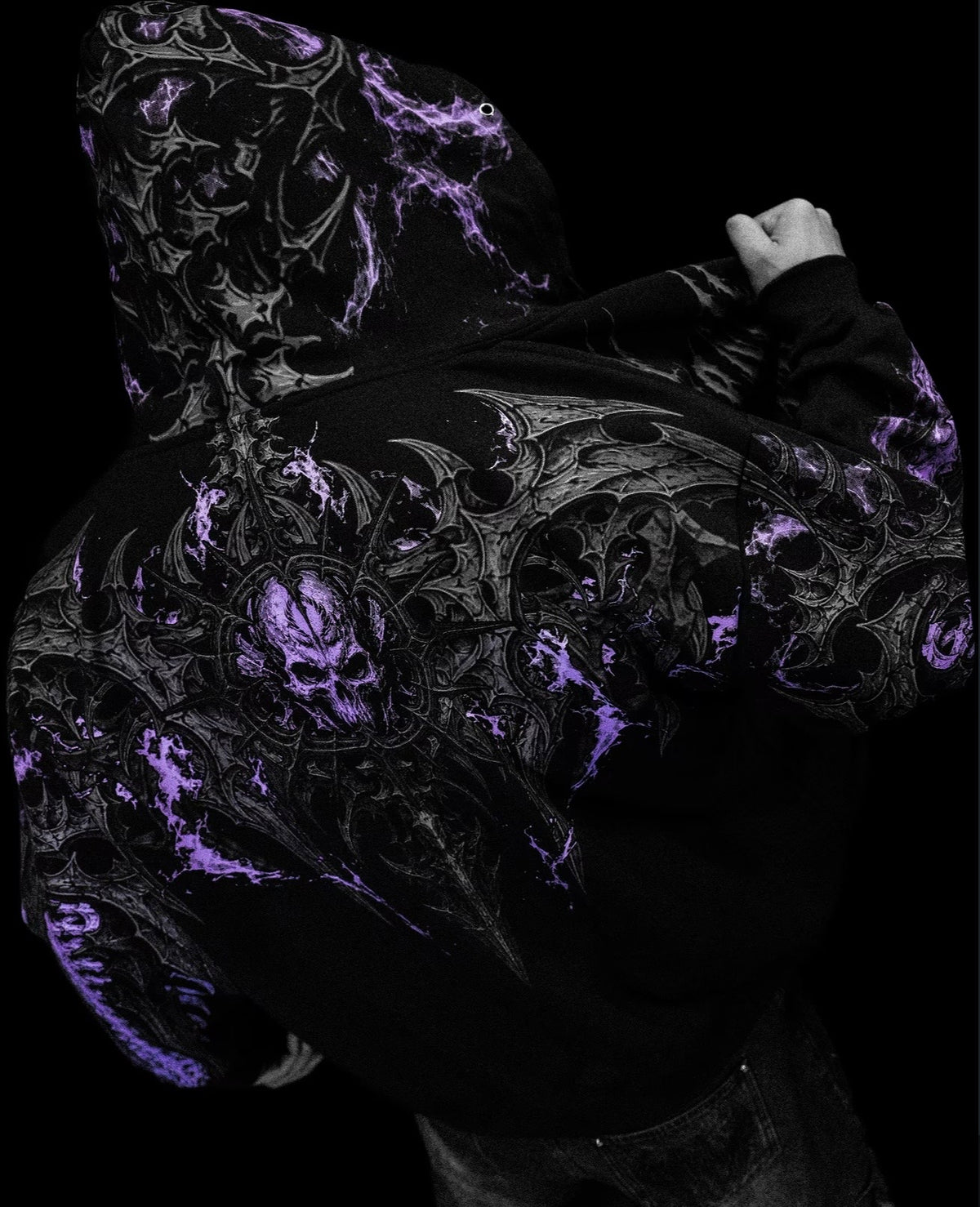 Death Slayer Oversized Zip-up Hoodie [REVENANT]