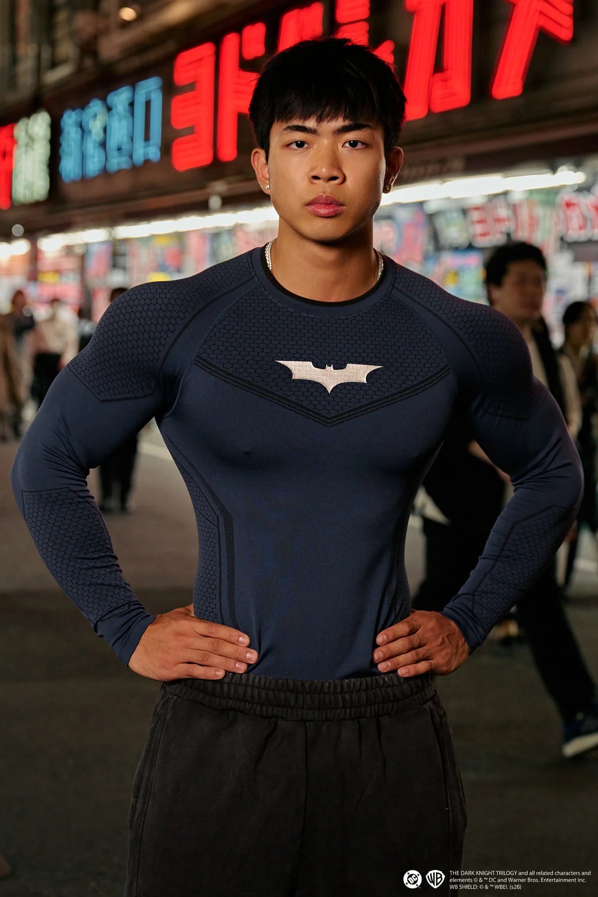 Batman Compression Longsleeves | Navy |