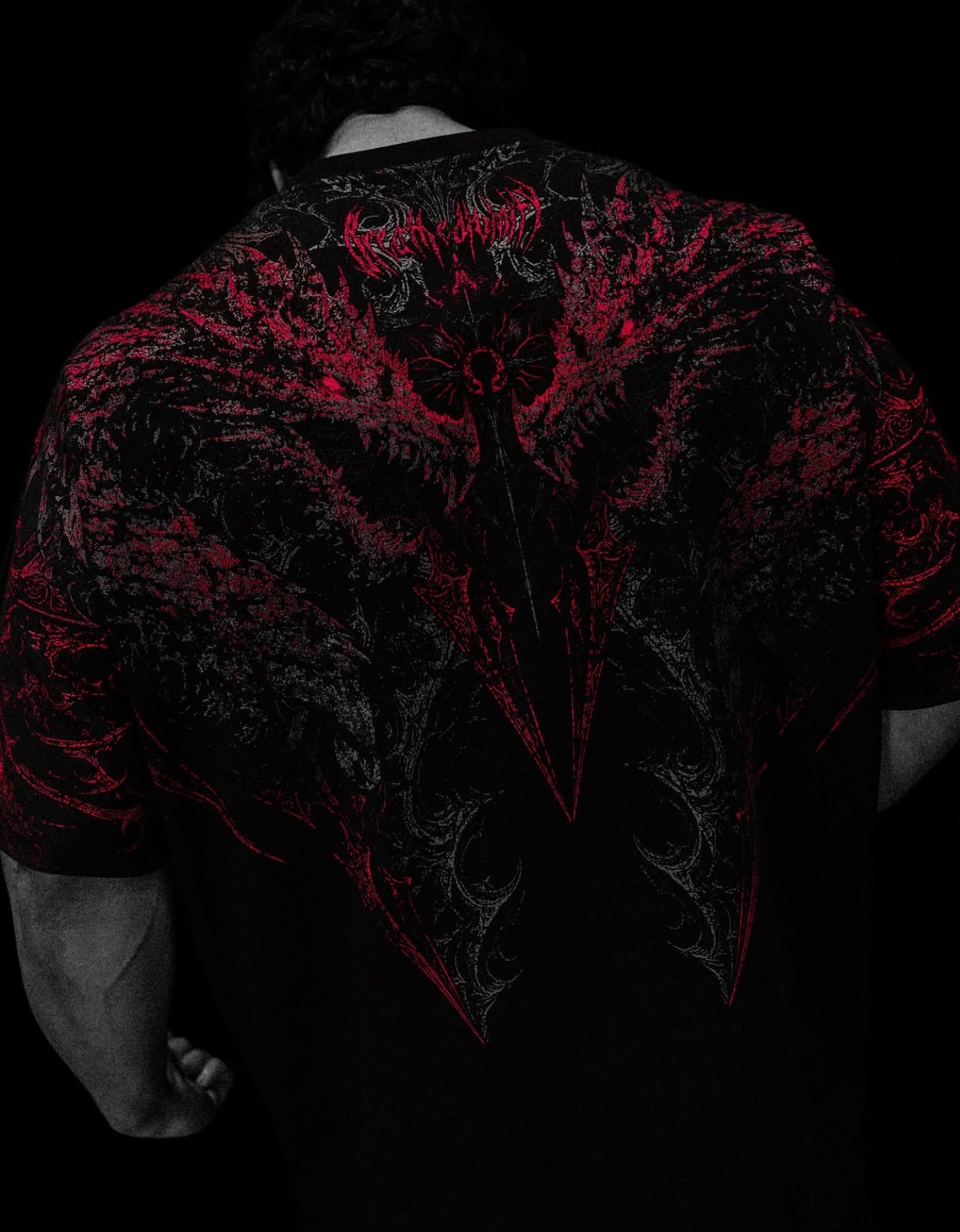 Blood Wyvern Oversized T-shirt [NIGHTMARE]