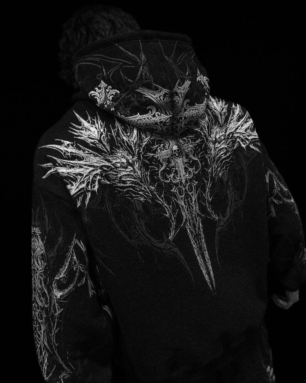 Abysswalker Oversized pullover hoodie [MIDNIGHT]