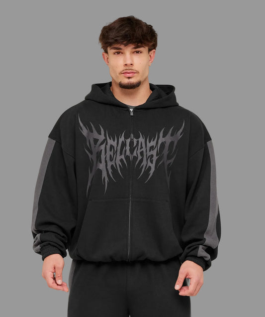 Carlos Belcast Zip Up Hoodie | Black |