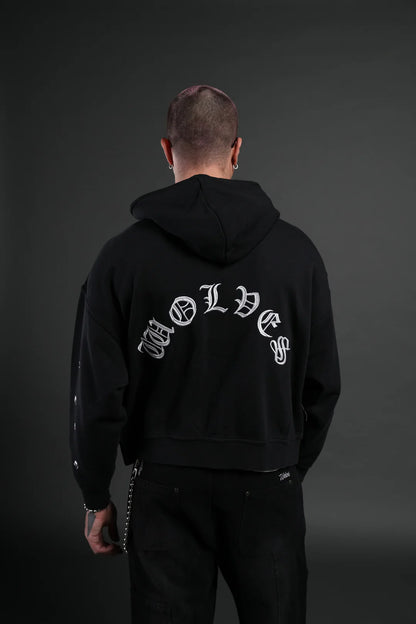 Verona Noir Vex Double Zip Up Hoodie