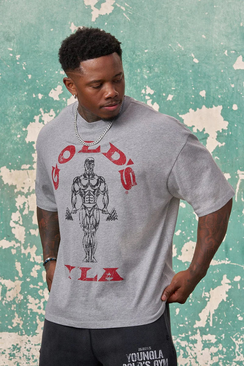 Gold’s Iron Legacy Icon Tees | Grey |