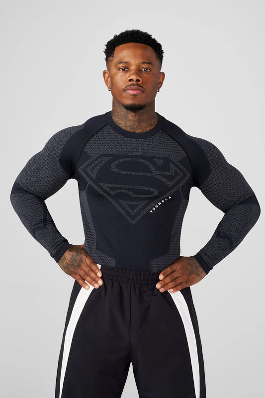 Superman Compression Longsleeves | Black |