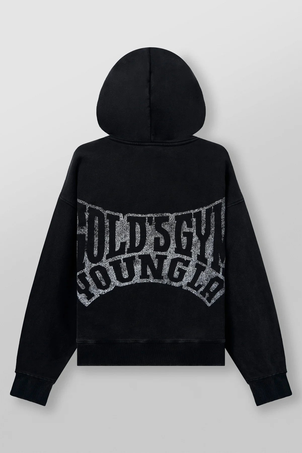 Golds Gym Throwback Zip-Ups | Black |