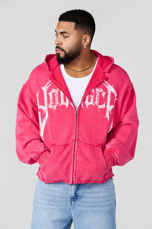 Hardstyle Zip-Ups | Pink Wash |