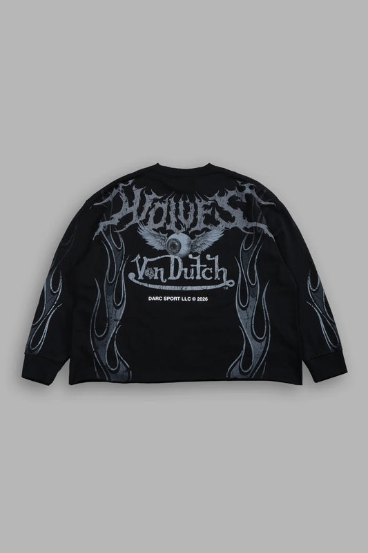 Take-Off Grunge Mid-Lenght Raw Hem Ls Tee