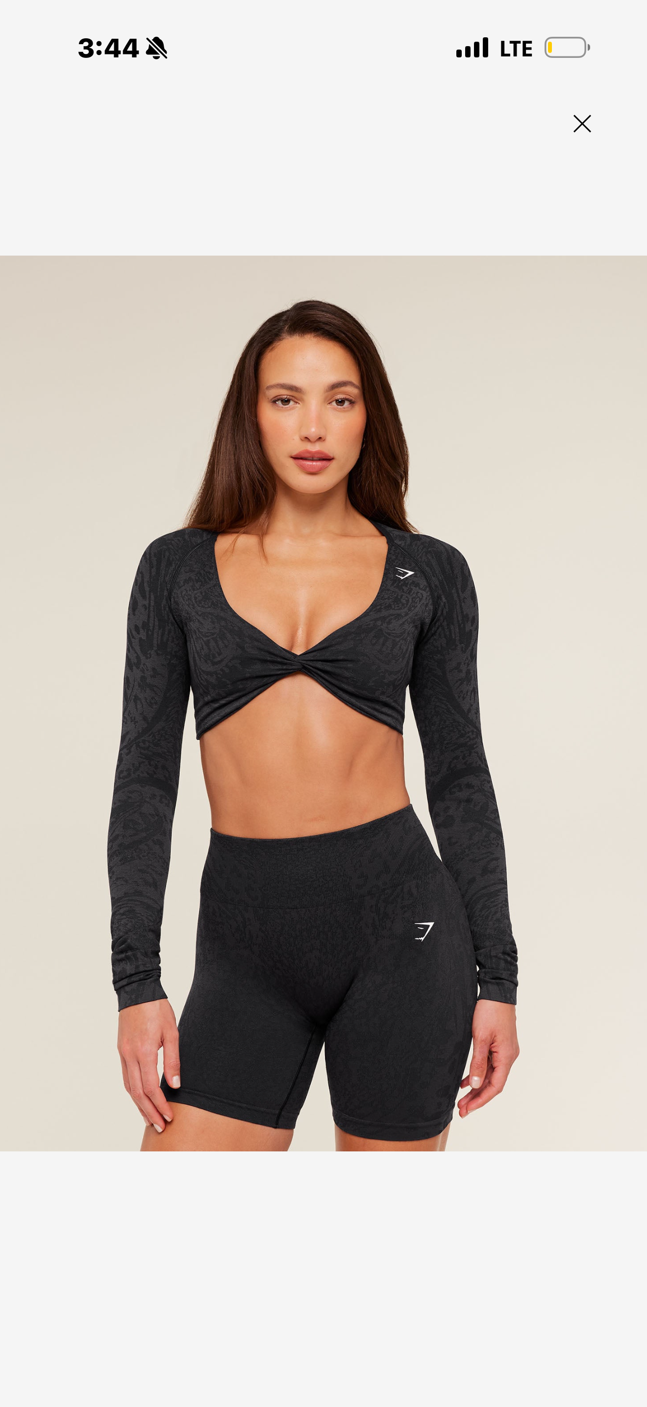 Adapt Animal Long Sleeve Crop Top