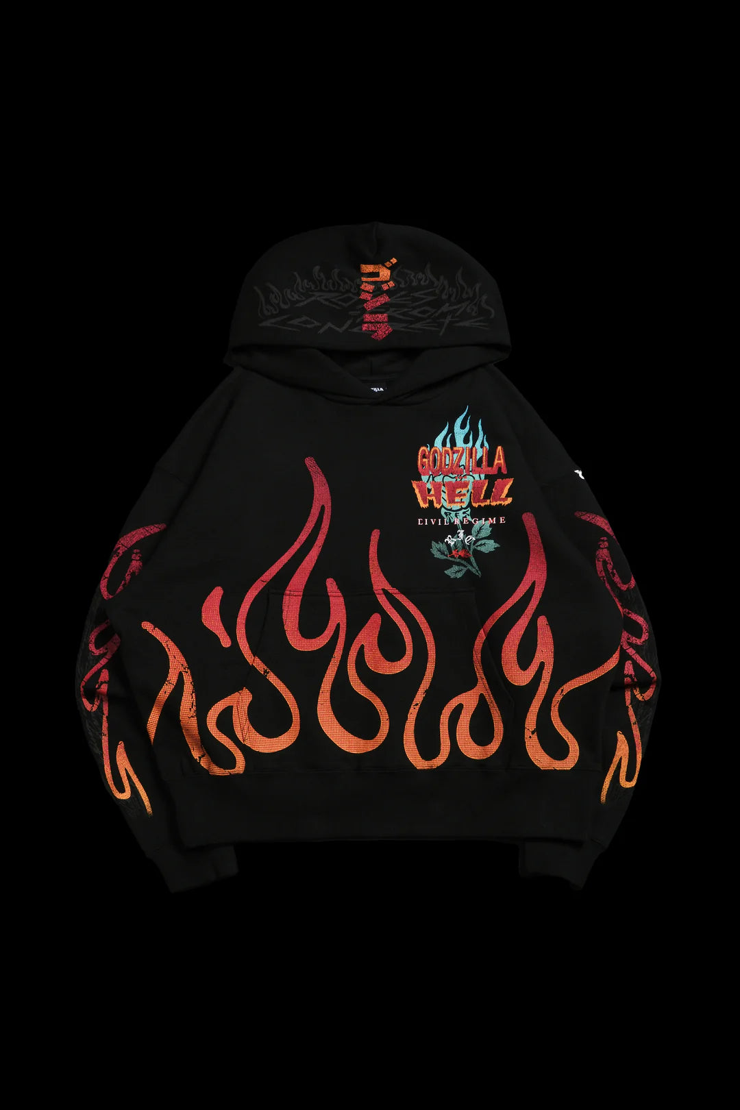 Godzilla’s Hell Forever Hoodie in Black