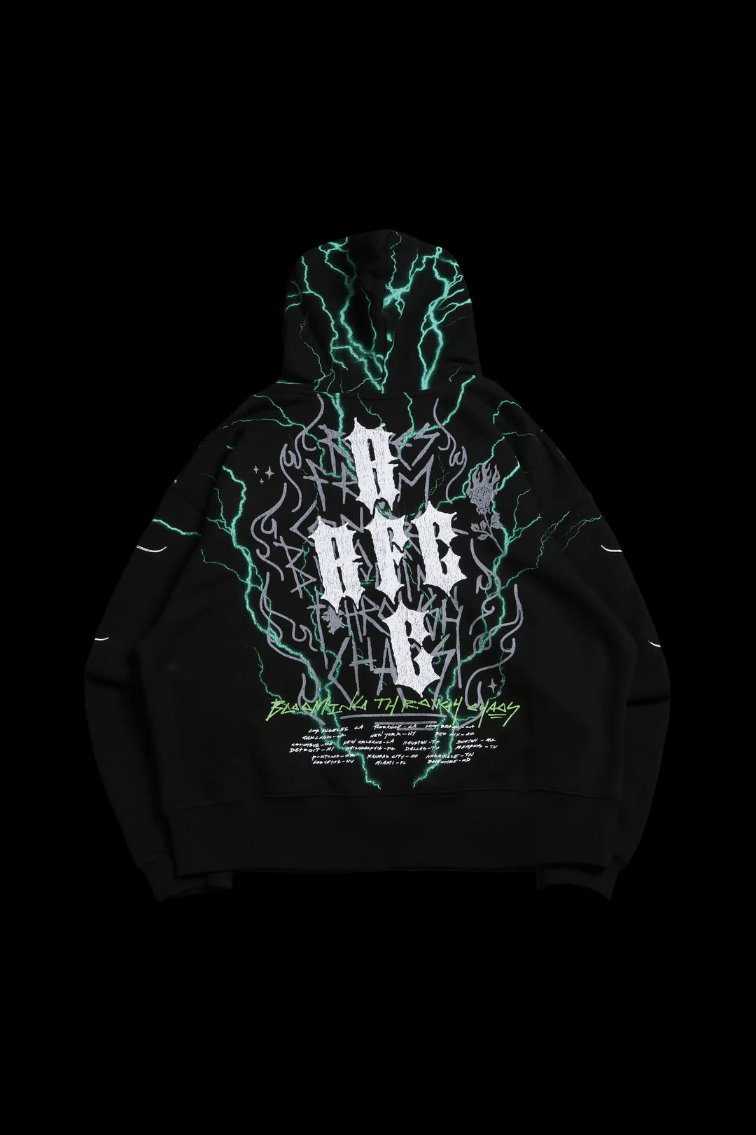 Electric Rage Forever Hoodie in Black