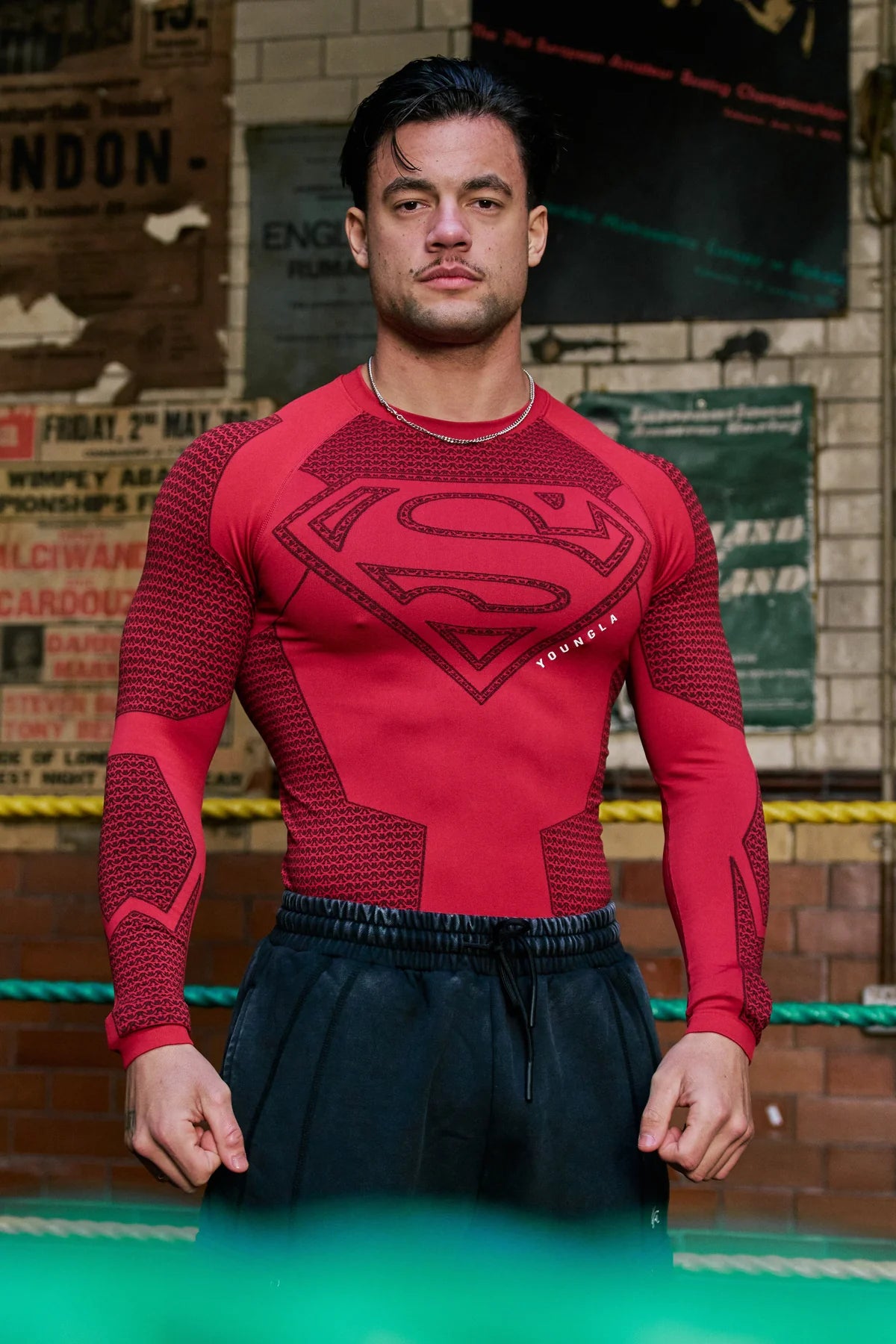 Superman Compression Longsleeve | Red |