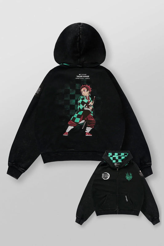 Demon Slayer Zip-Ups | Tanjiro’s Haori |