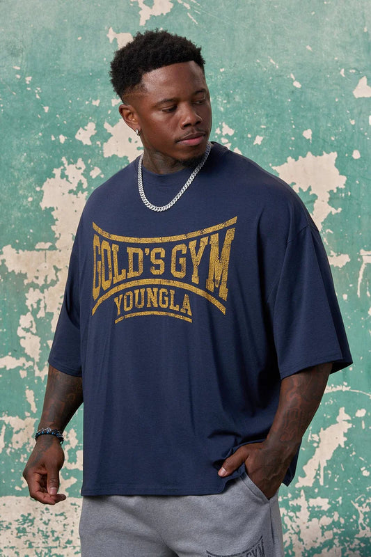 Gold’s Iron Legacy Huge Tees | Blue |