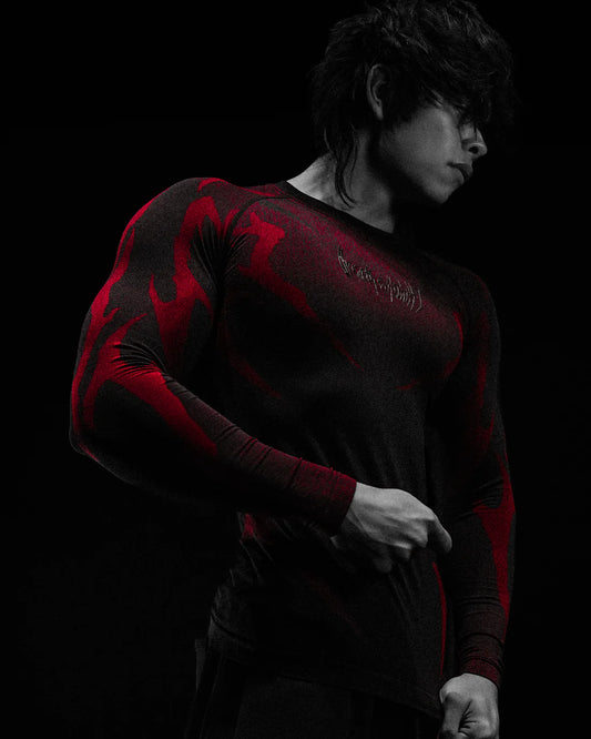Doom Tech Armored Longsleeve Compression | Midnight |