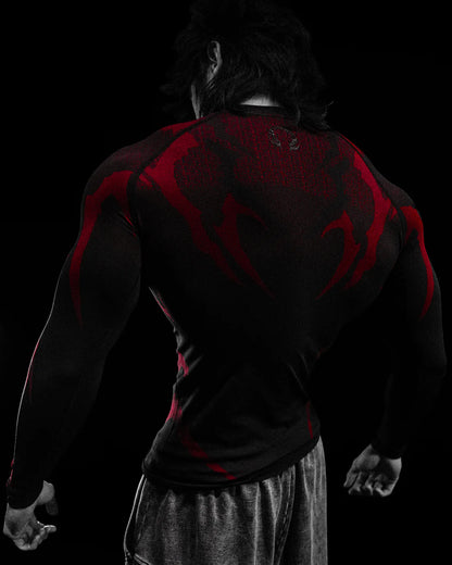 Doom Tech Armored Longsleeve Compression | Midnight |
