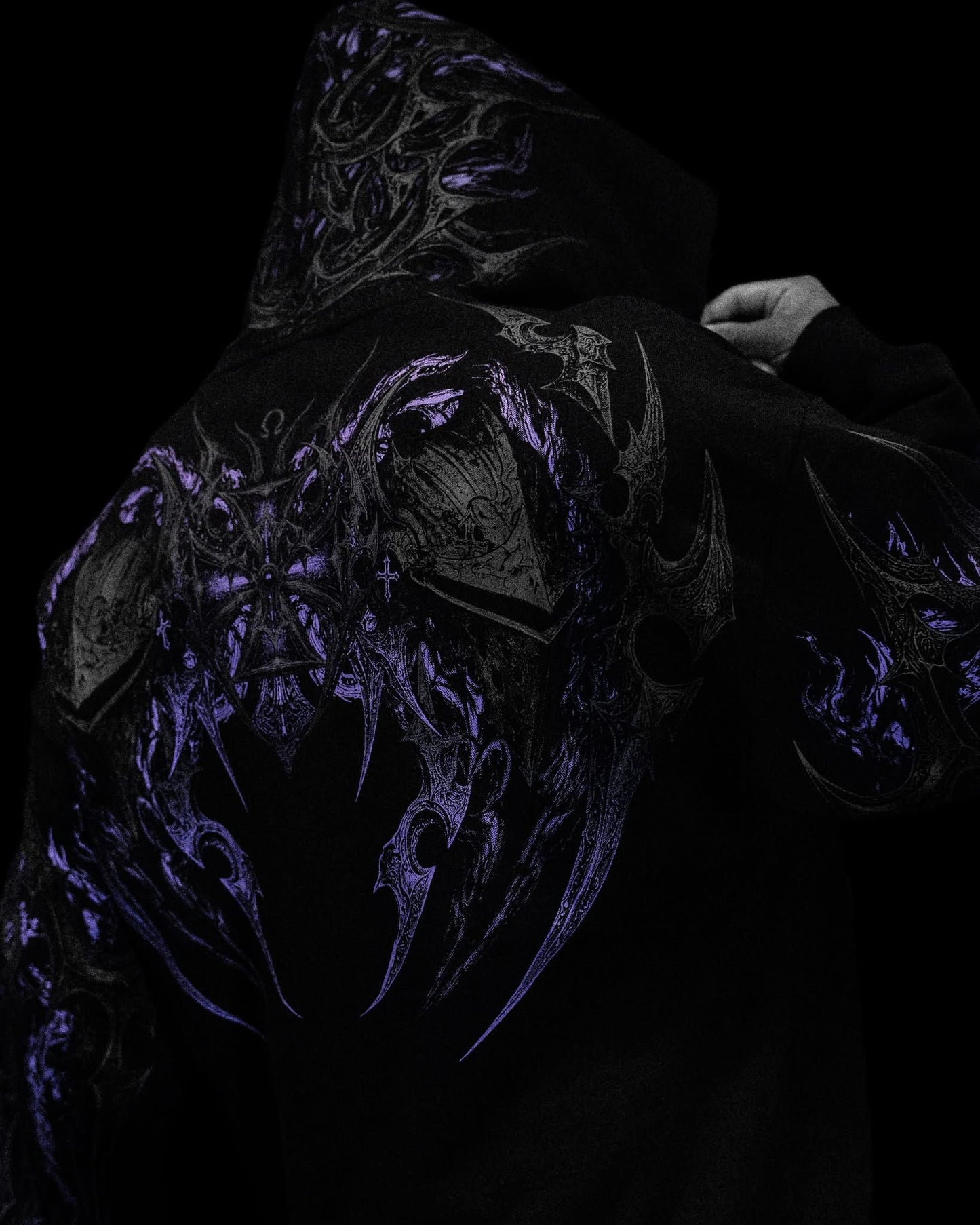 Berserker Oversized Zip-up Hoodie [DUSK]