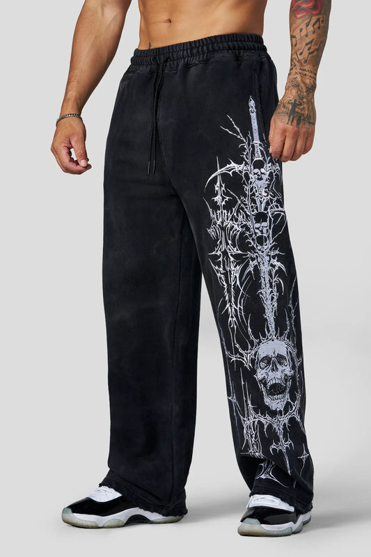 Eternal Embroidered Sweats | Black Wash |