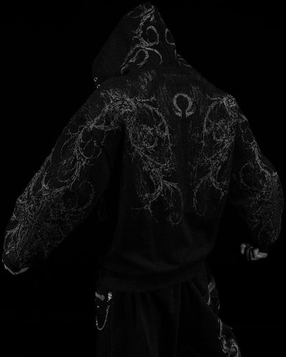 Sanctuary Oversized Zip-up Hoodie [VOID BLACK]