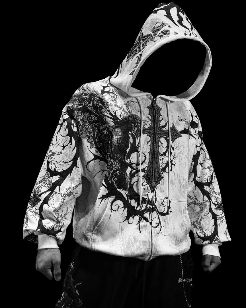 Sanctuary Oversized Zip-up Hoodie [DIVINE WHITE]