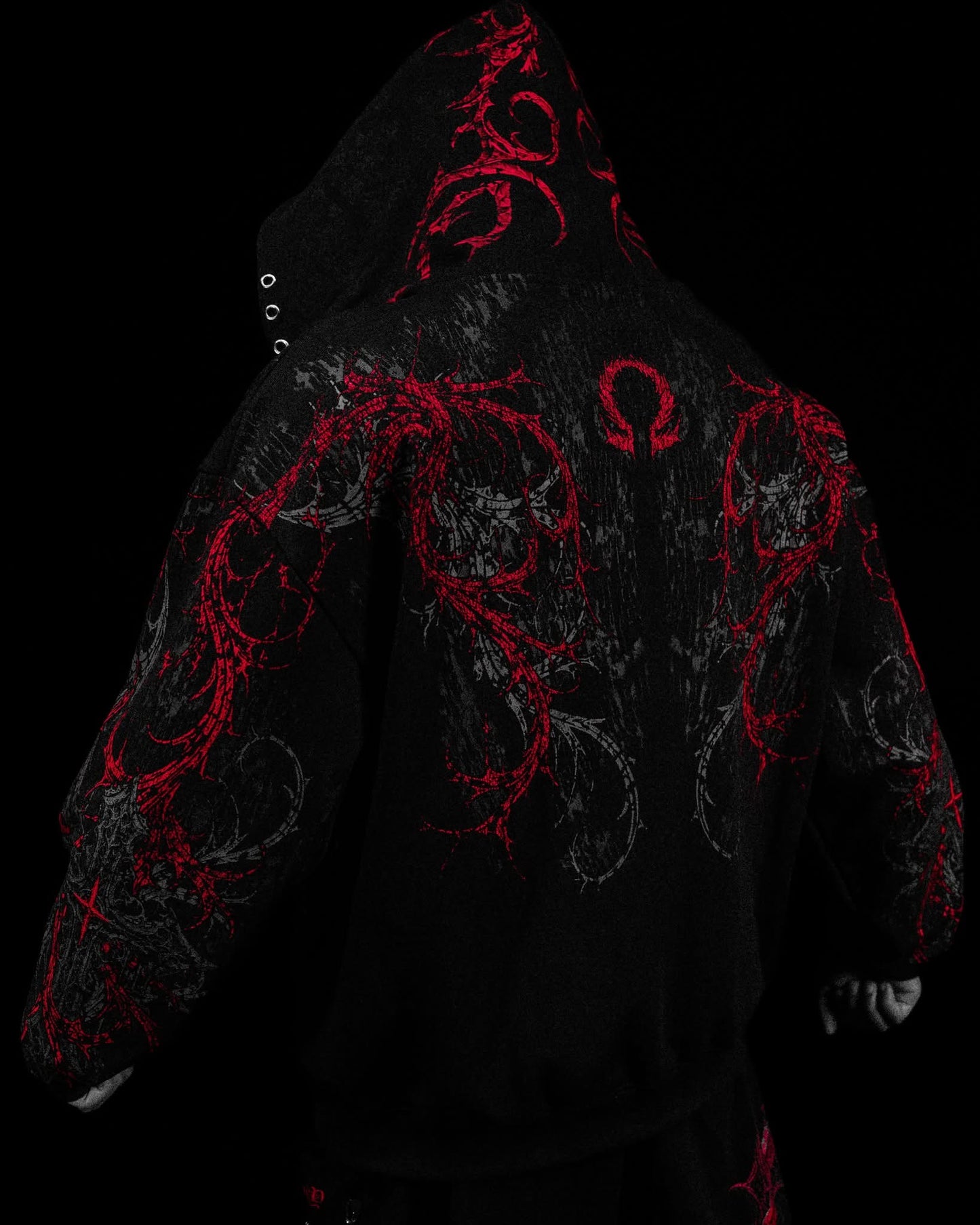 Sanctuary Oversized Zip-up Hoodie [NIGHTMARE]