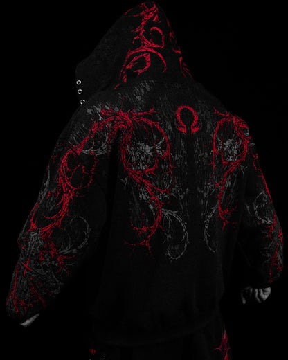 Sanctuary Oversized Zip-up Hoodie [NIGHTMARE]